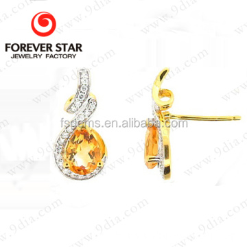 10K Gold with New Latest Gold Earring Designs